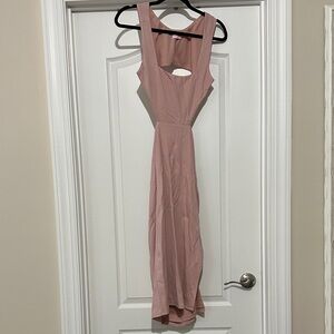 Pink Lily Blush Backless Dress